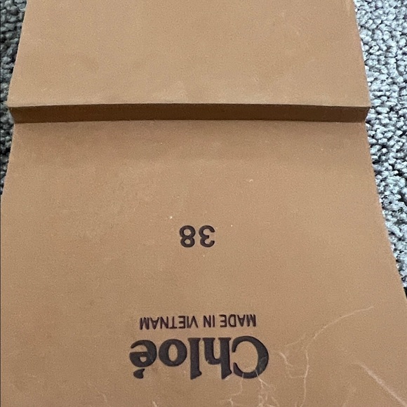 Chloe Woody logo print canvas slides - Picture 10 of 11